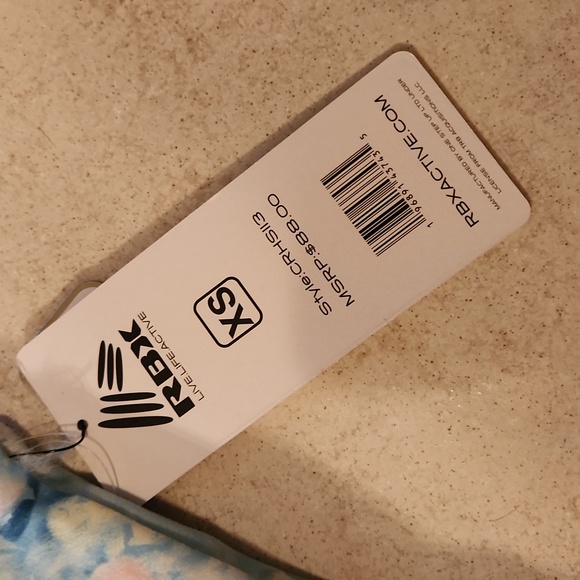 NWT ❗️ RBX two peaces set blue pink flowers size xs - Picture 7 of 15